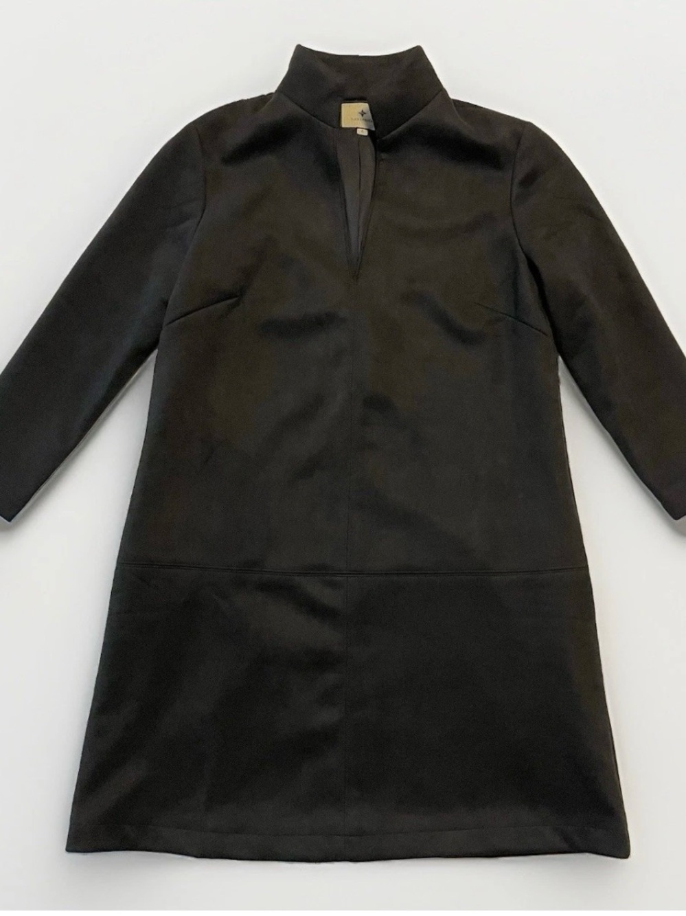 Tuckernuck Clifton Vegan Suede
Tunic Mini Dress A-Line Black
Pockets Small - Picture 5 of 12